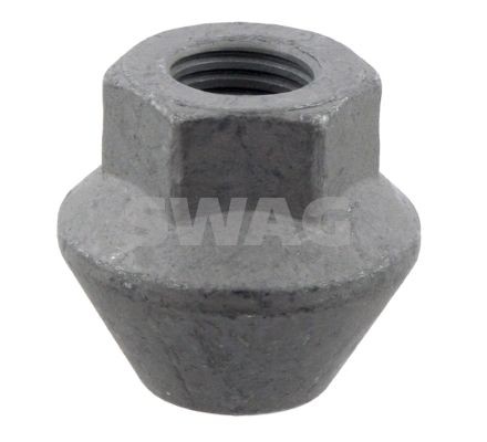 SWAG 50 93 0249 Wheel Nut Conical Seat F, Spanner Size 19, without lid
