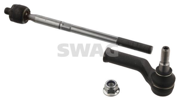 SWAG 50 93 7762 Rod Assembly Front Axle Right, with lock nuts
