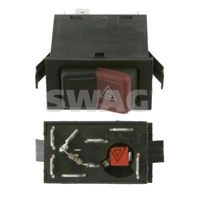 SWAG 54 91 8147 Warnblinkschalter für MAN G LKW in Original Qualität