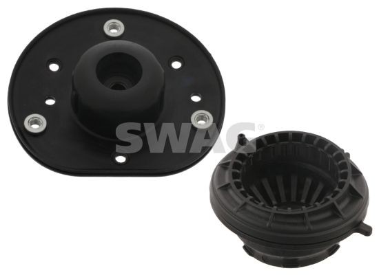 SWAG 55 93 8779 Top strut mount Front Axle, with ball bearing, Elastomer