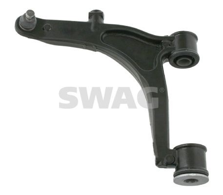 SWAG 60 92 6453 Suspension arm with bearing(s), Front Axle Left, Lower, Control Arm, Cast Steel, Cone Size: 22 mm