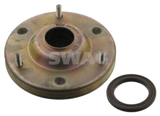 SWAG 62 55 0005 Top strut mount Front Axle, with ball bearing, Elastomer