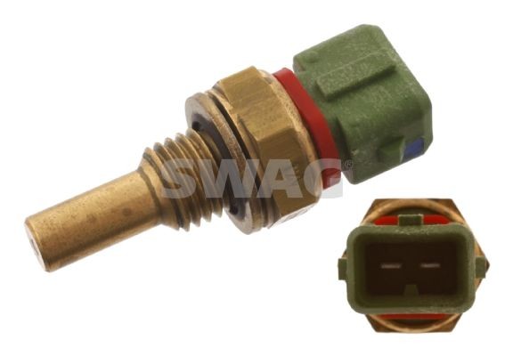 SWAG green, with seal ring Spanner Size: 19, Number of connectors: 2 Coolant Sensor 62 93 0768 buy