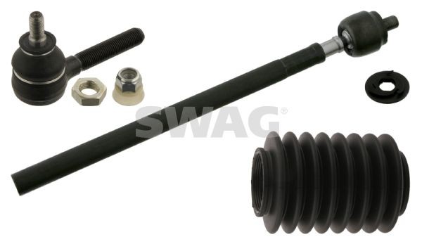 62 93 9294 SWAG Tie rod end CITROËN Front Axle Right, with nuts, with steering bellow