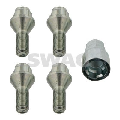 SWAG 70 92 7051 Wheel bolt and wheel nuts FIAT Doblo II Platform/Chassis (263)