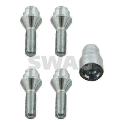 Original SWAG Wheel bolt and wheel nuts 70 92 7052 for FIAT UNO