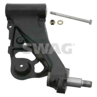 SWAG 70 93 3481 Suspension arm with attachment material, Rear Axle Right, Control Arm, Cast Steel