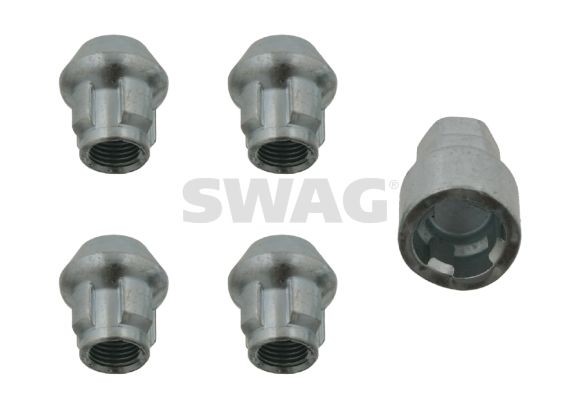 SWAG 82 92 7058 Radmuttern Kegelbund F, Schlüsselweite 17, 19 Nissan in Original Qualität