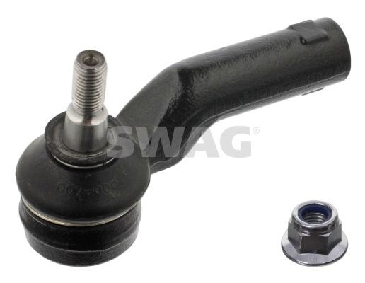 83 93 4480 SWAG Tie rod end MAZDA Front Axle Left, with nut