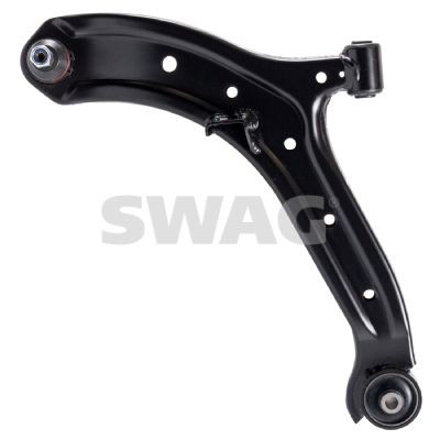 SWAG 90 92 2823 Suspension arm with lock nuts, with ball joint, with bearing(s), Front Axle Left, Lower, Control Arm, Steel