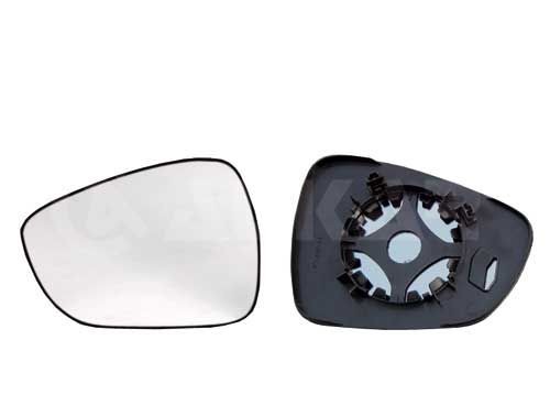 Miroir Glace rétroviseur gauche CITROËN C3 PICASSO phase 2, 2012-2017,  bleu, dégivrant, à clipser.