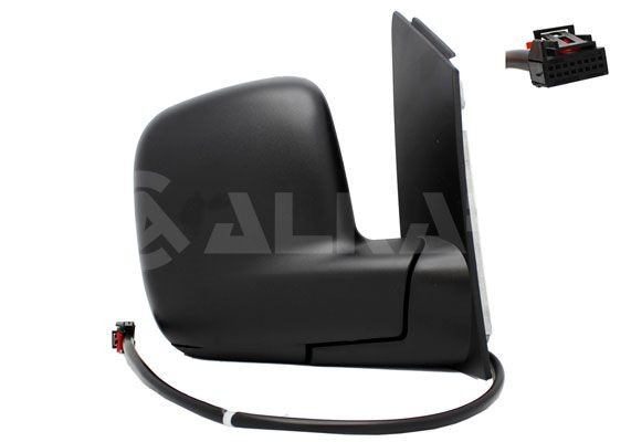 ALKAR 9226154 Wing mirror Right, Electric, Heatable, Convex, for left-hand drive vehicles