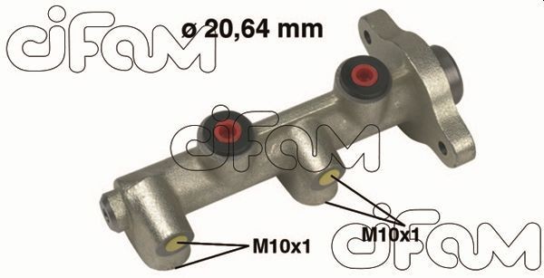 Opel Corsa C Utility Brake parts - Brake master cylinder CIFAM 202-118