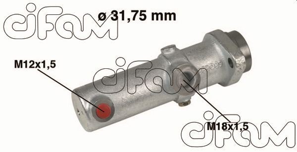 CIFAM D1: 31,75 mm, Gusseisen Hauptbremszylinder 202-151 kaufen
