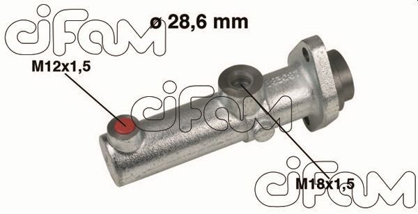 CIFAM D1: 28,57 mm, Cast Iron Master cylinder 202-152 buy
