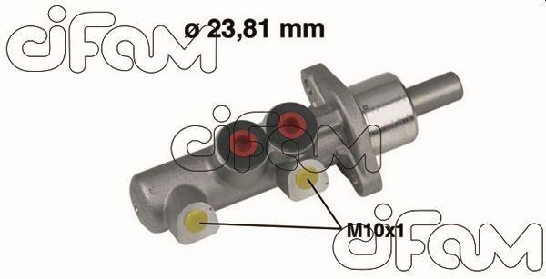 CIFAM 202-259 Brake master cylinder D1: 23,81 mm, Aluminium