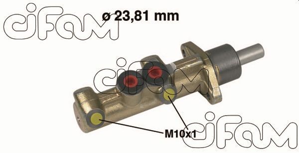 CIFAM D1: 23,81 mm, Cast Iron Master cylinder 202-298 buy
