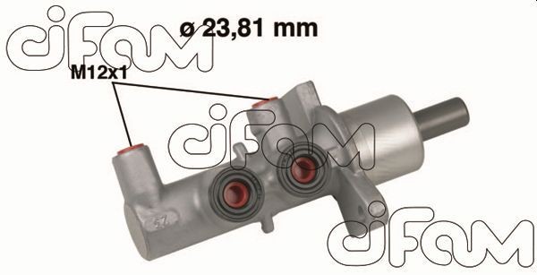 202-567 CIFAM Brake master cylinder OPEL D1: 23,81 mm, Aluminium
