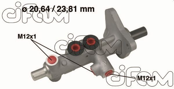 CIFAM 202-627 Brake master cylinder A005 430 9601