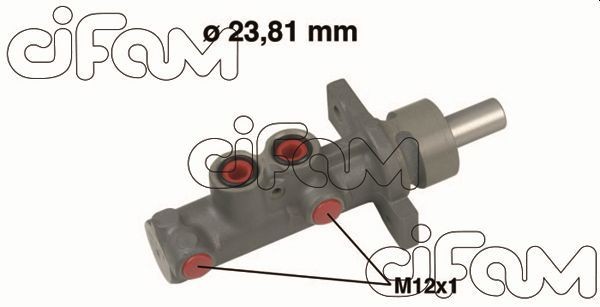 CIFAM D1: 23,81 mm, Aluminium Master cylinder 202-635 buy