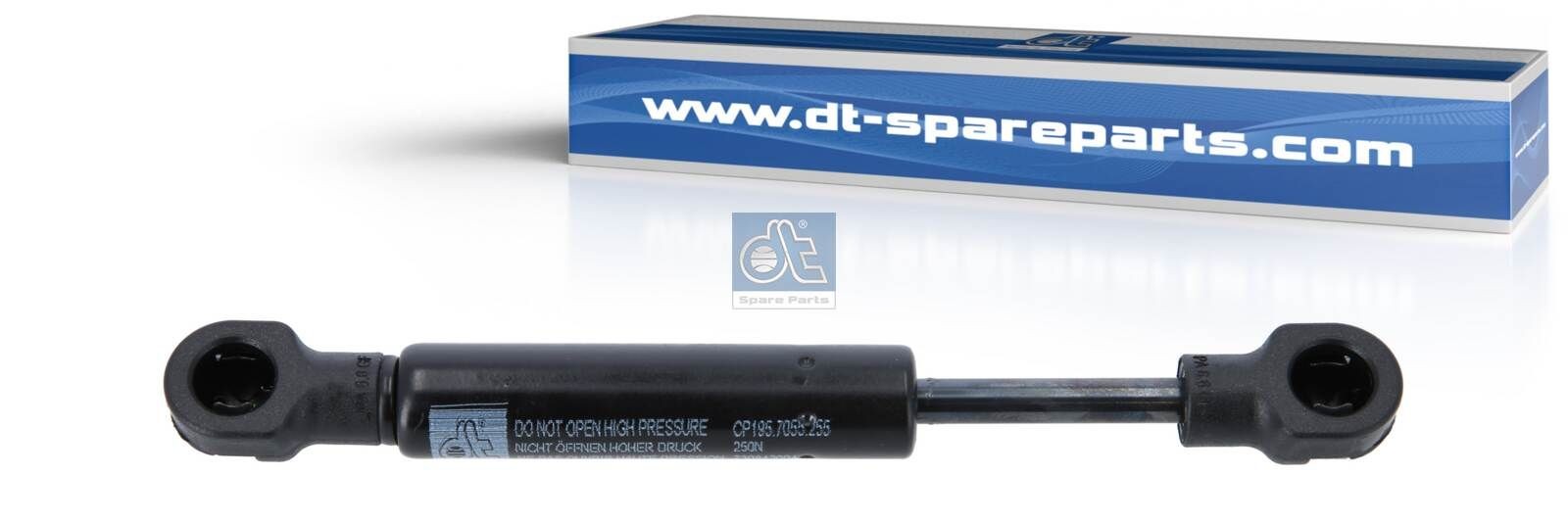 DT Spare Parts 1.23255 Gas Spring 250N, 140 mm