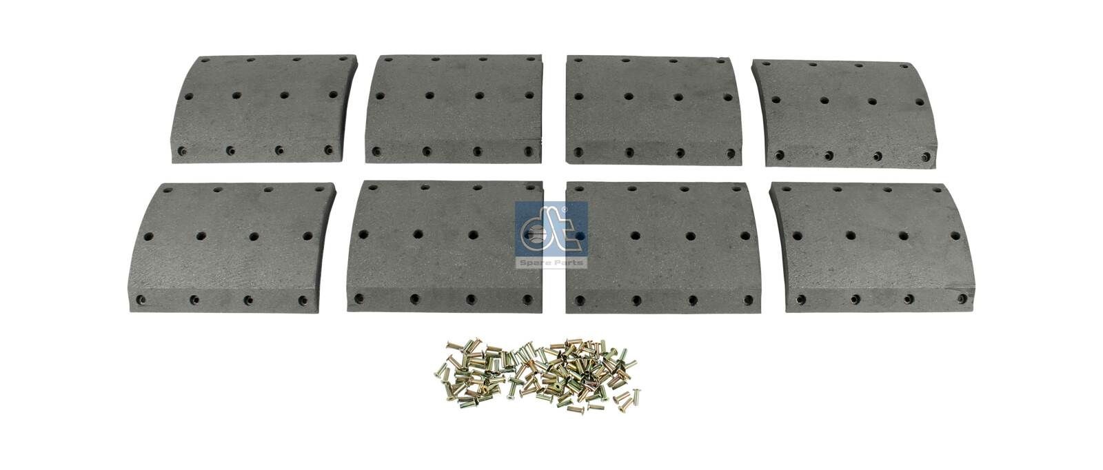 1.35050 DT Spare Parts Bremsbelagsatz, Trommelbremse SCANIA 2 - series