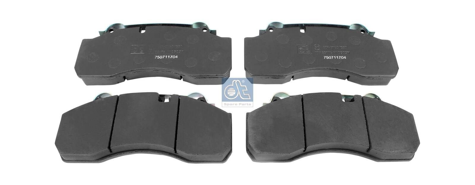 29176 DT Spare Parts Rear Axle Height: 105mm, Width: 247,6mm, Thickness: 30mm Brake pads 10.34125 buy