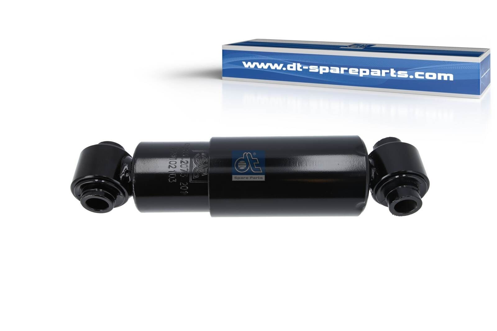 DT Spare Parts 10.37201 Shock absorber Rear Axle, Oil Pressure, 414x285 mm, Telescopic Shock Absorber, Top eye, Bottom eye
