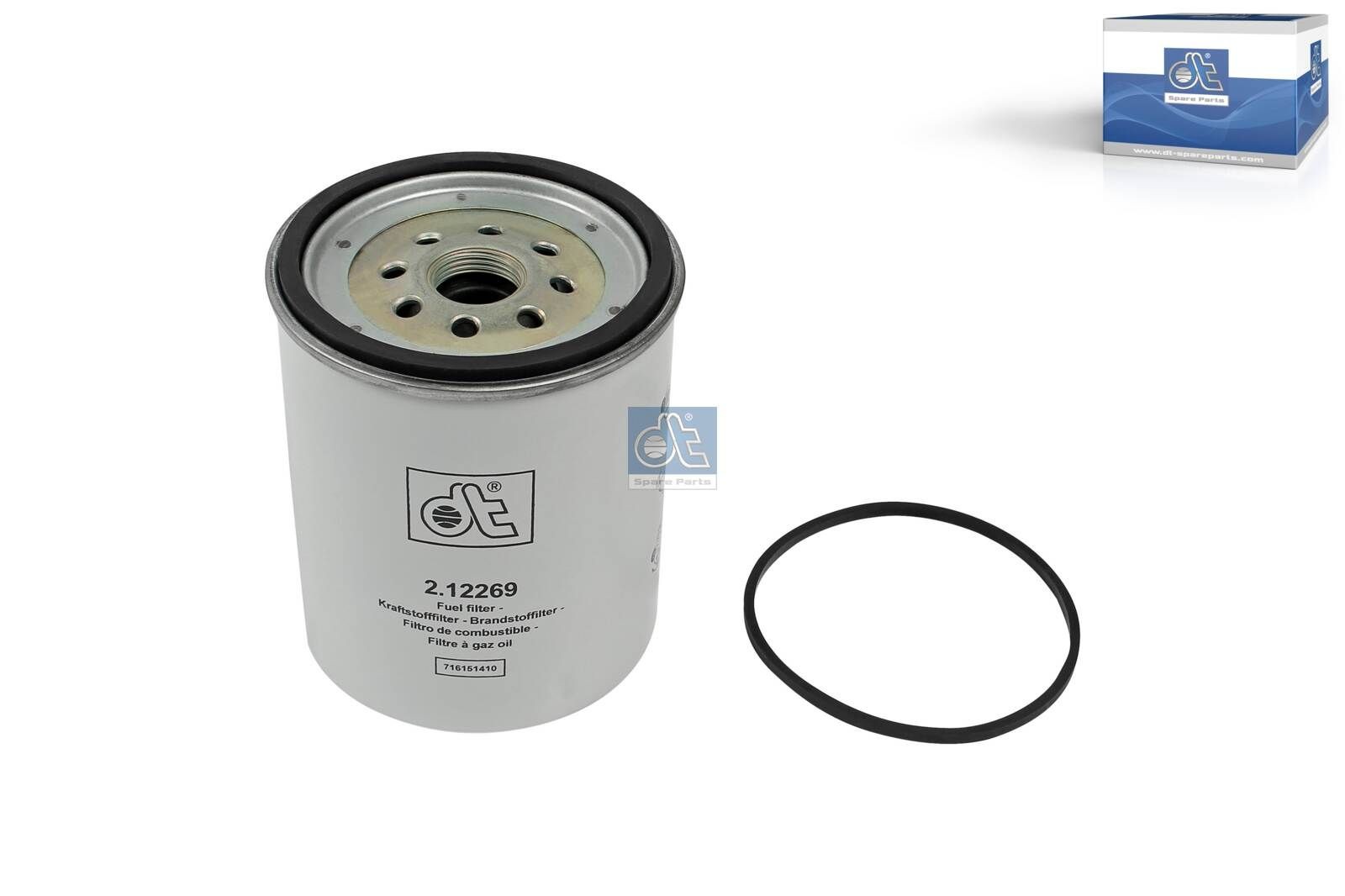 WK 1040/1 x DT Spare Parts Spin-on Filter Height: 128mm Inline fuel filter 2.12269 buy