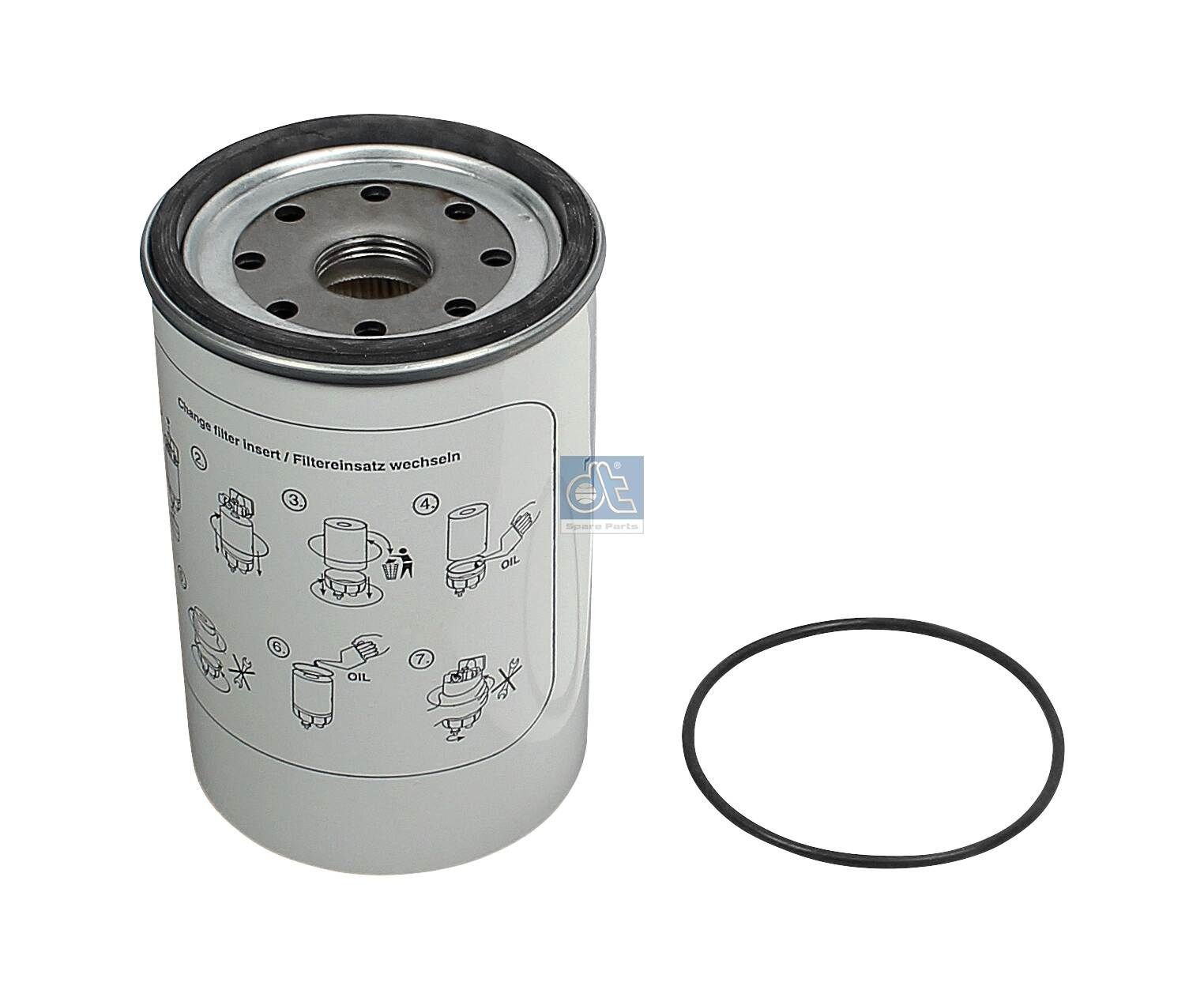 DT Spare Parts Spin-on Filter Height: 143mm Inline fuel filter 2.12271 buy