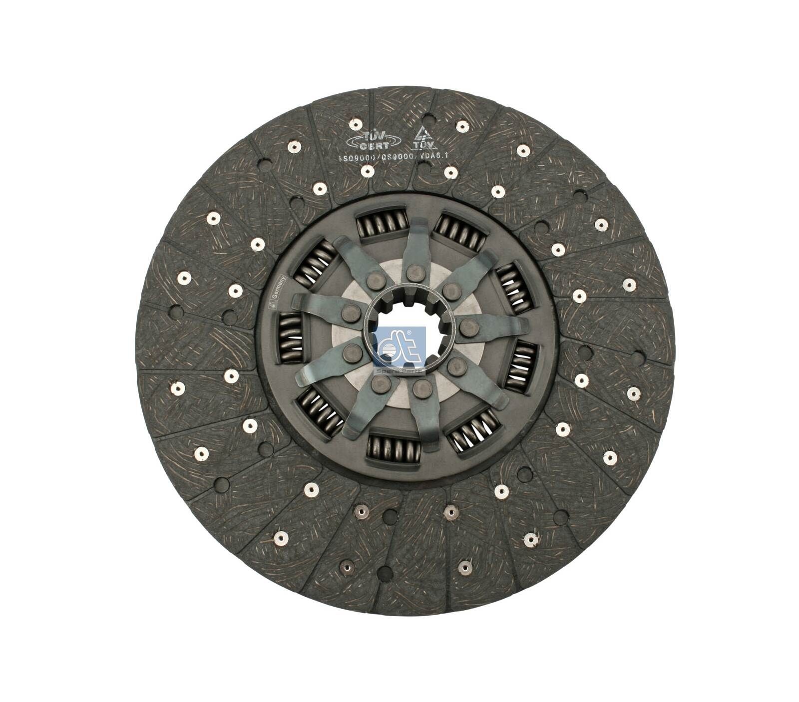 DT Spare Parts 2.30213 Clutch Disc 350mm, Number of Teeth: 10