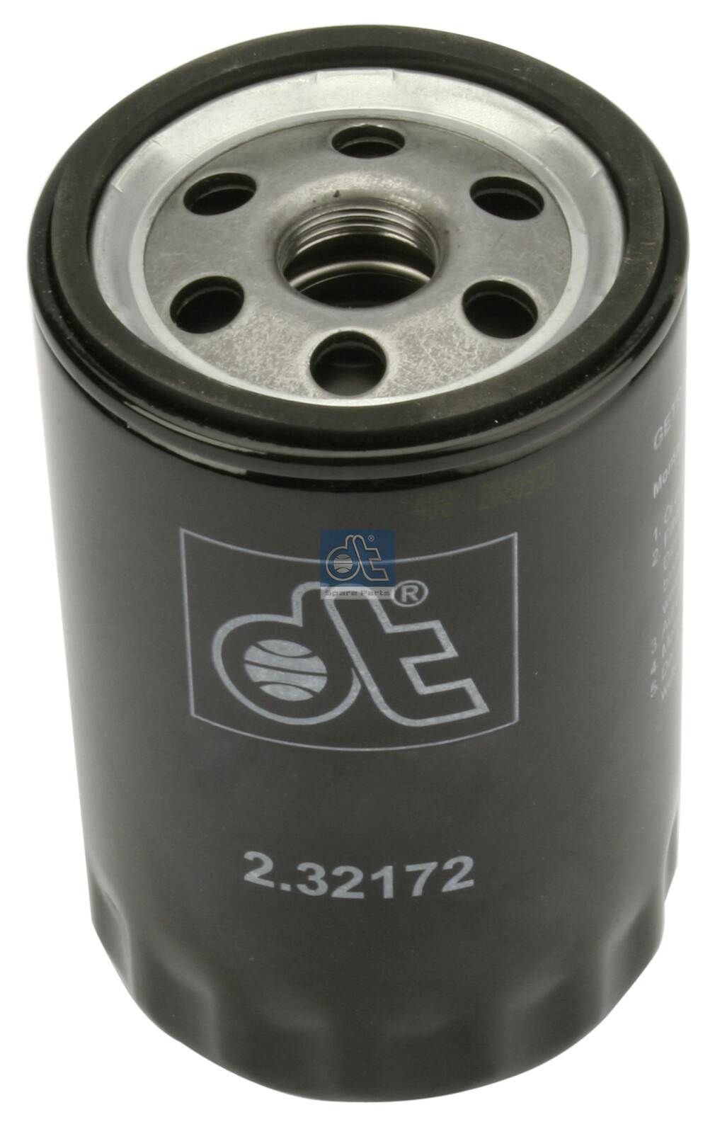 H14W02 DT Spare Parts 2.32172 Oil filter 6511793