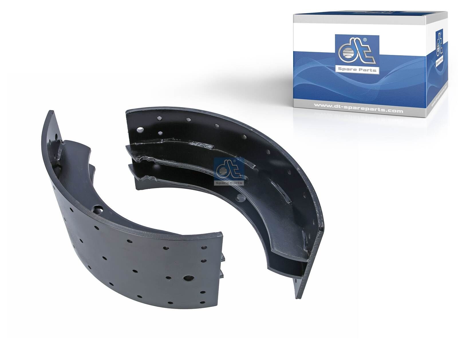 DT Spare Parts Rear Axle, Ø: 410 x 175 mm, without spring Thickness: 8mm, Width: 175mm Brake Shoes 2.40376 buy