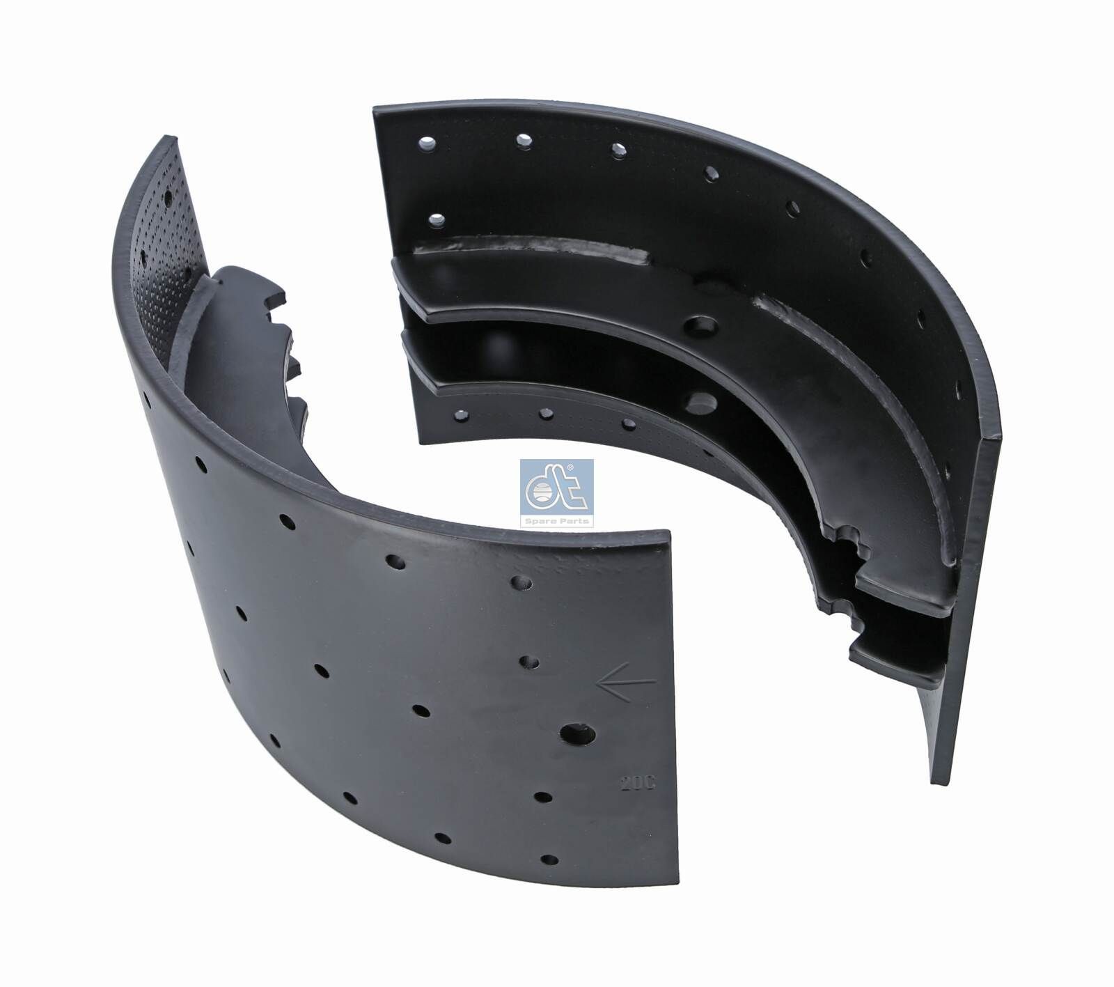 DT Spare Parts Rear Axle, Ø: 410 x 200 mm, without spring Thickness: 8mm, Width: 200mm Brake Shoes 2.40377 buy