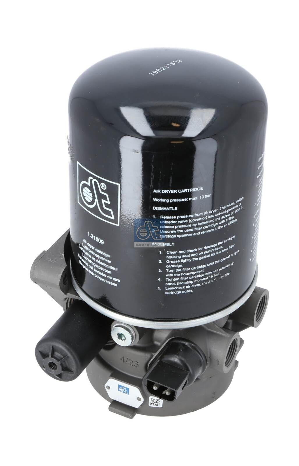 DT Spare Parts 2.44244 Lufttrockner, Druckluftanlage für VOLVO FH 16 LKW in Original Qualität