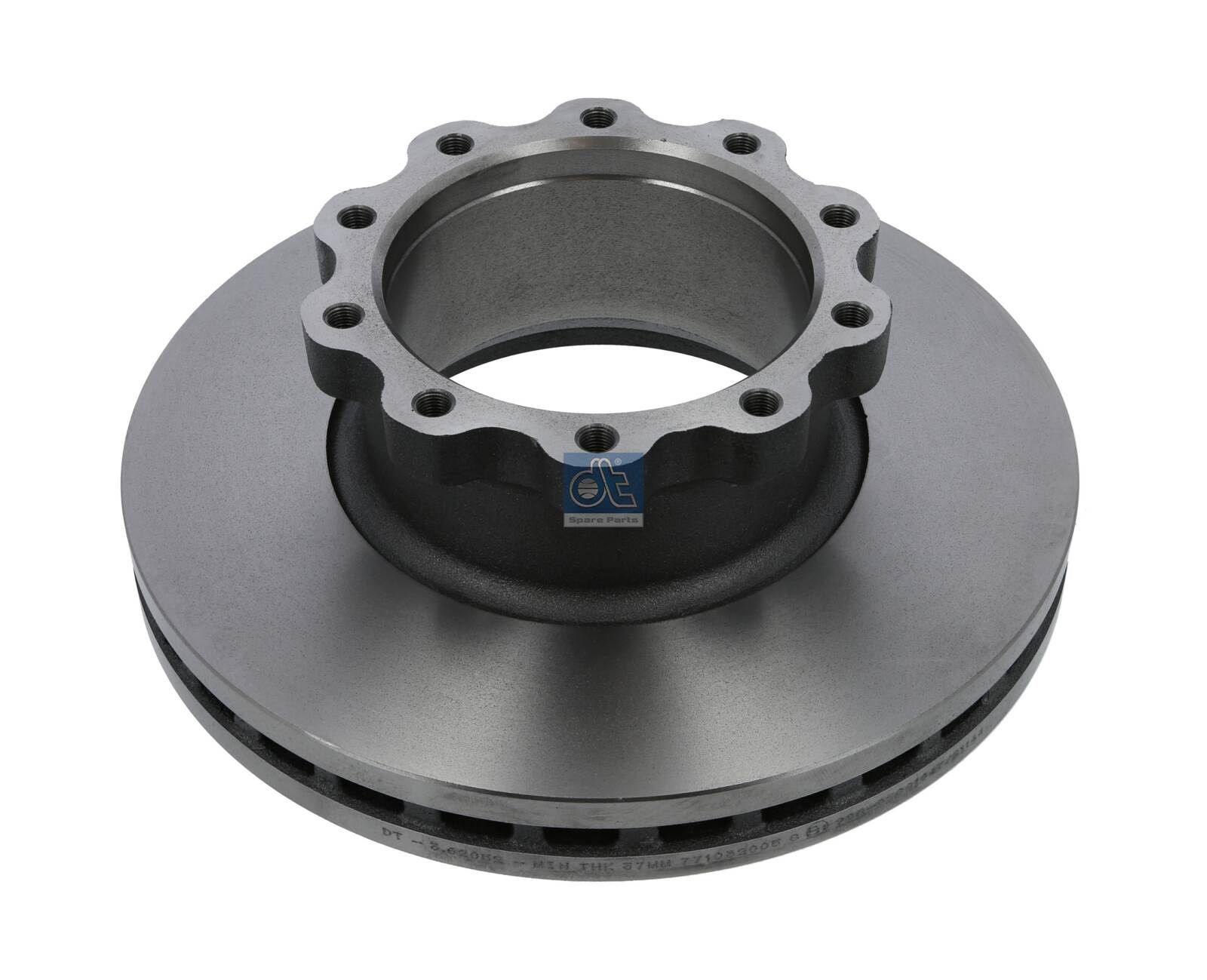 DT Spare Parts Front Axle, 377x45mm, 10x195, internally vented Ø: 377mm, Num. of holes: 10, Brake Disc Thickness: 45mm Brake rotor 3.62052 buy