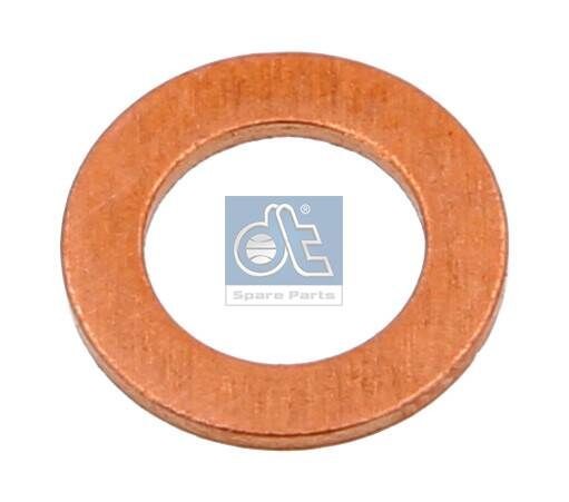 DT Spare Parts 3.89507 Seal Ring 6,5 x 1 mm, A Shape, Copper