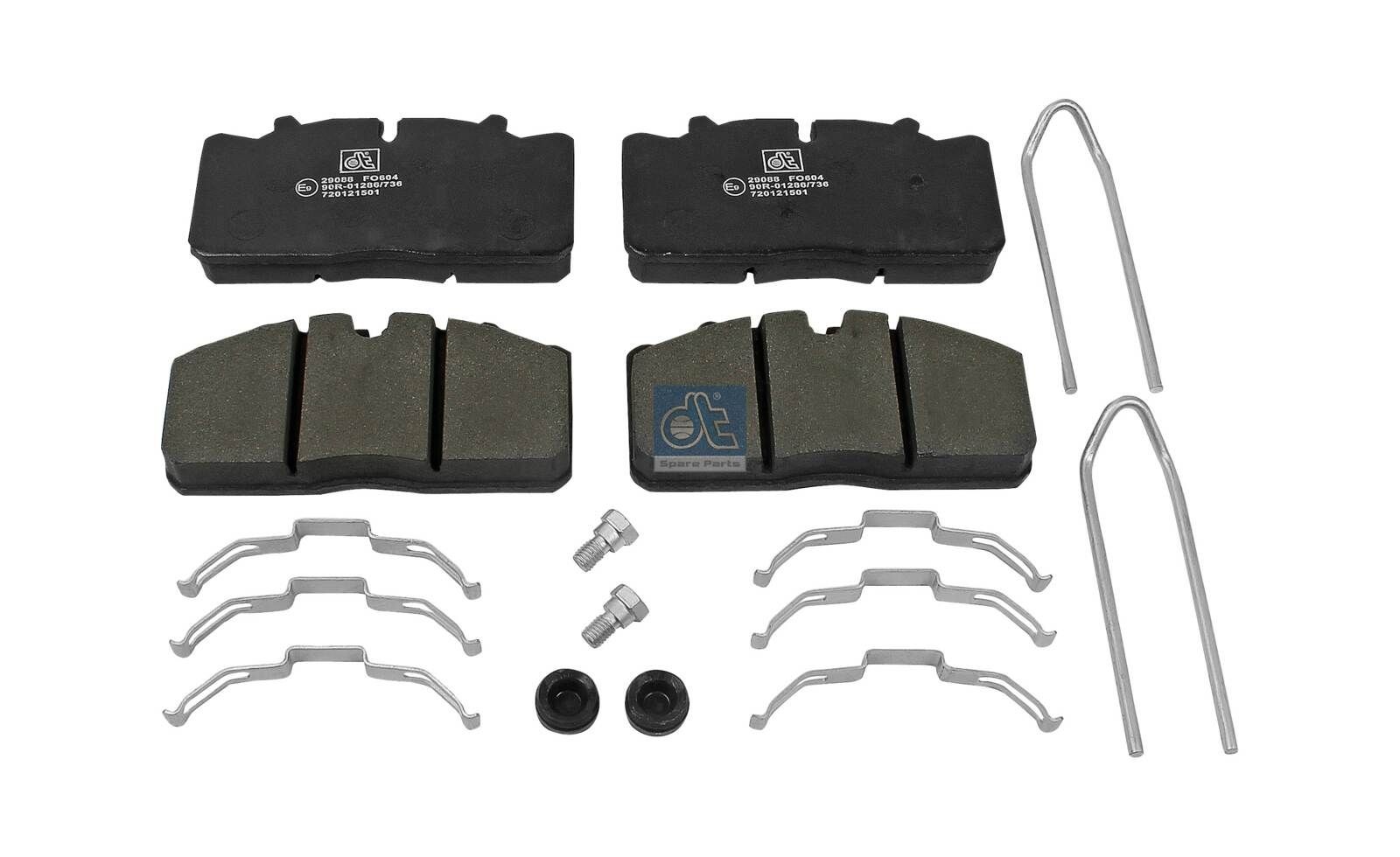 DT Spare Parts 3.96402 Bremsbeläge für IVECO Stralis LKW in Original Qualität