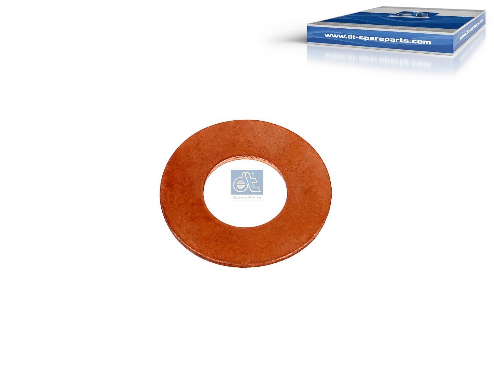 DT Spare Parts 4.20001 Seal Ring, nozzle holder Inner Diameter: 9,5mm, Copper