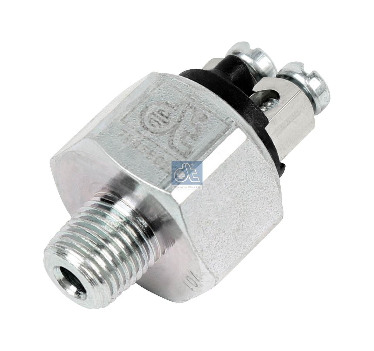 DT Spare Parts Electric-pneumatic, M10 x 1, 2-pin connector Number of pins: 2-pin connector Stop light switch 4.61822 buy