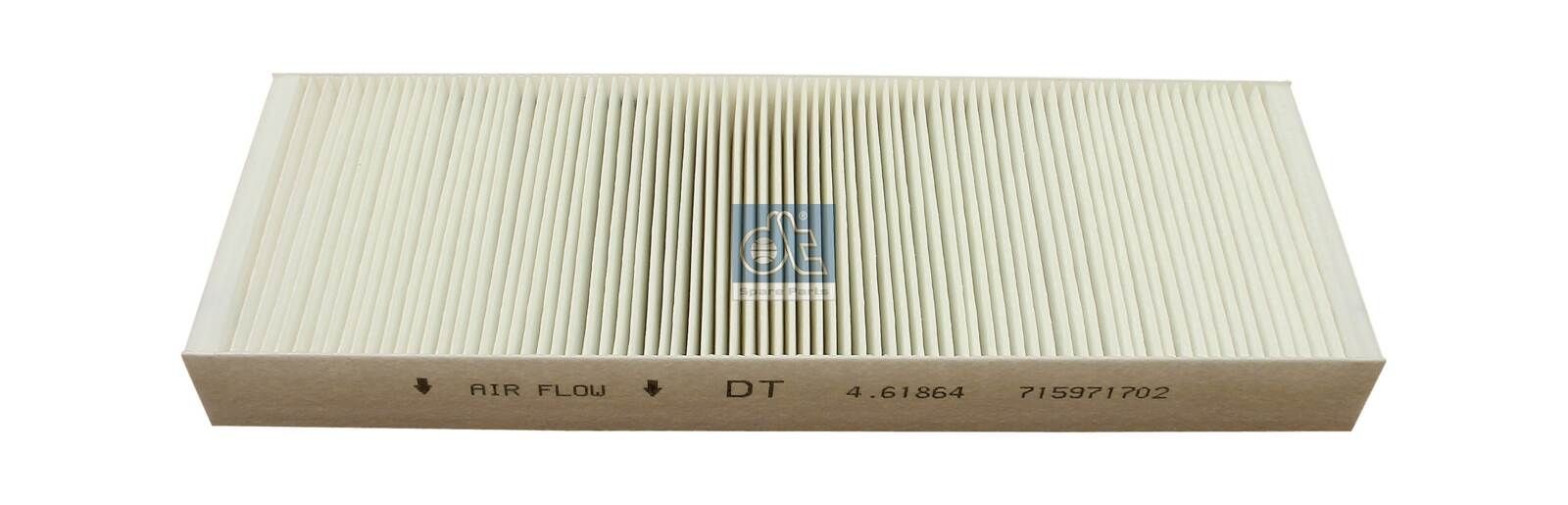 CU 3869 DT Spare Parts Pollen Filter, 375 mm x 135 mm x 35 mm Width: 135mm, Height: 35mm, Length: 375mm Cabin filter 4.61864 buy