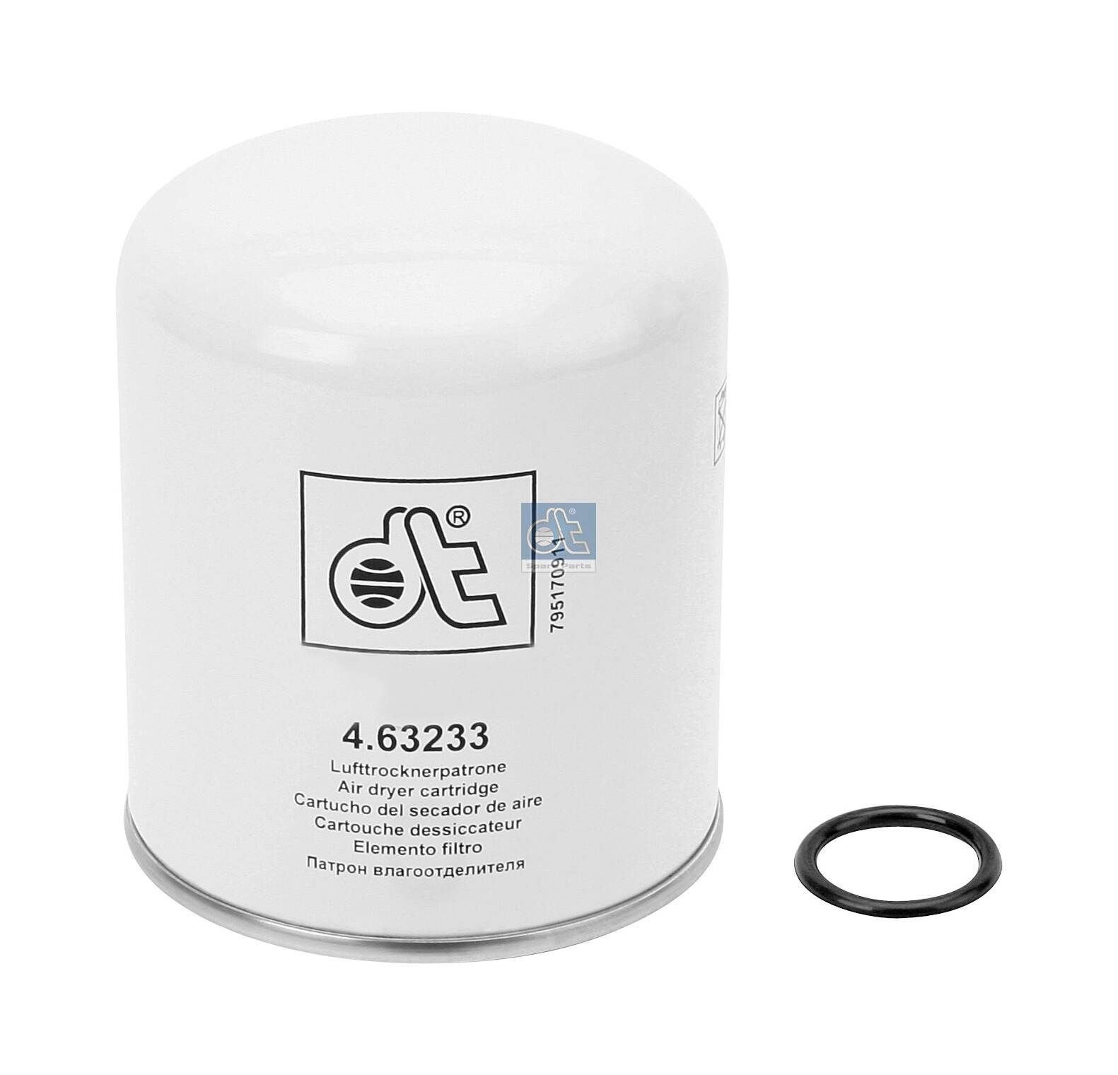 432 410 220 2 DT Spare Parts 4.63233 Air Dryer Cartridge, compressed-air system A 000 429 48 95