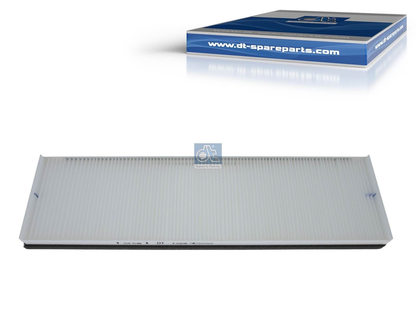 DT Spare Parts Pollen Filter, 580 mm x 161 mm x 40 mm Width: 161mm, Height: 40mm, Length: 580mm Cabin filter 4.63629 buy