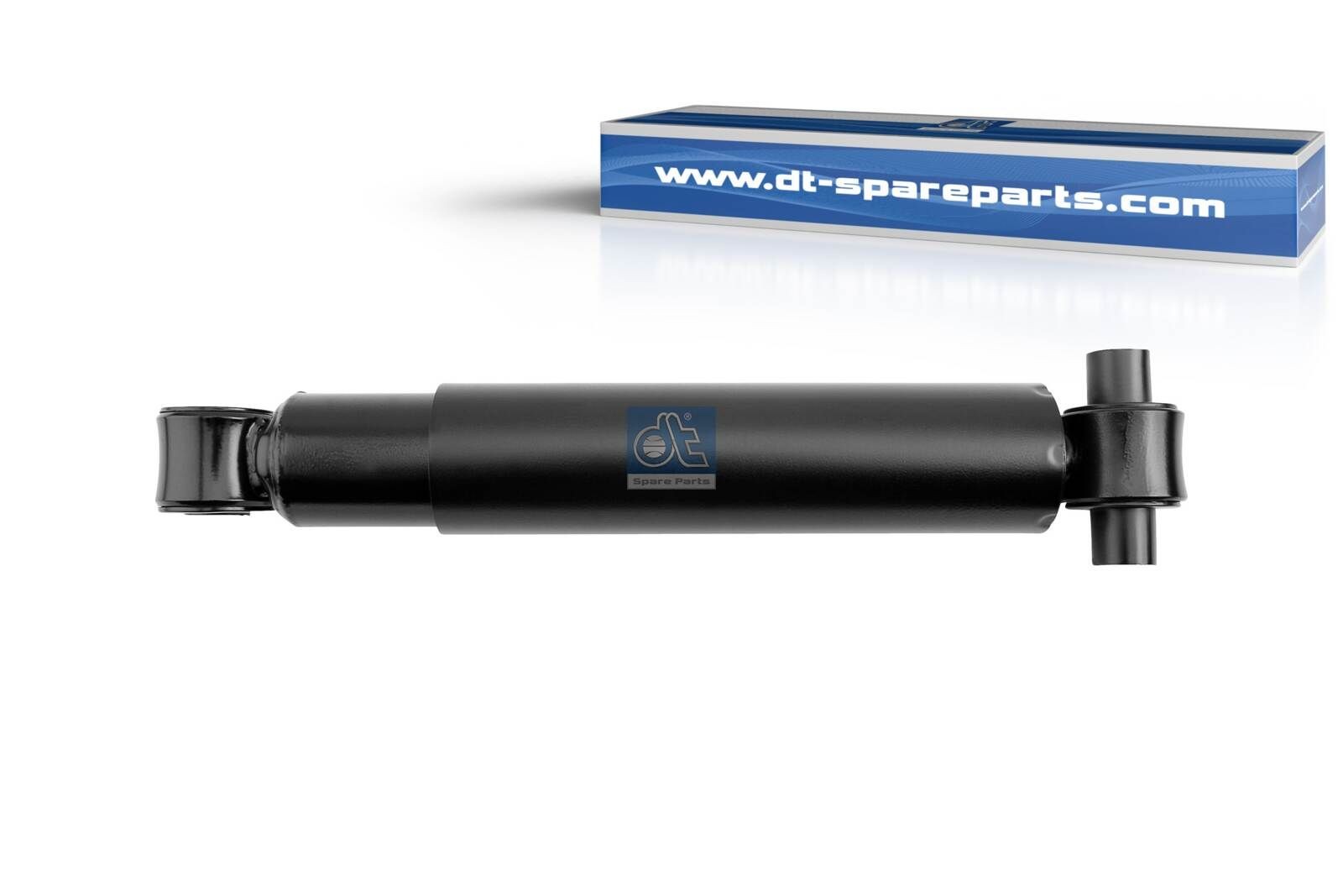DT Spare Parts 4.64057 Shock absorber Oil Pressure, 702x432 mm, Twin-Tube, Telescopic Shock Absorber, Top eye, Bottom eye