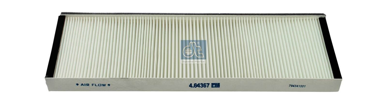 CU 4662 DT Spare Parts 4.64367 Pollen filter 001 835 70 47