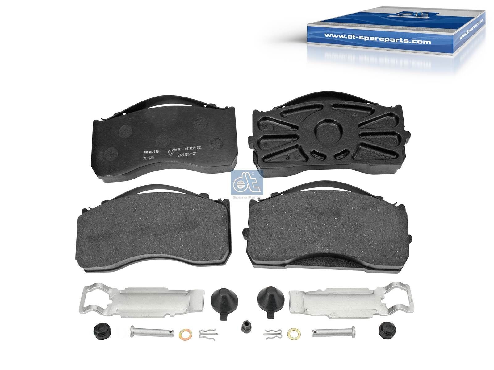 Original DT Spare Parts 29115 Brake pad kit 4.90933 for VW AMAROK