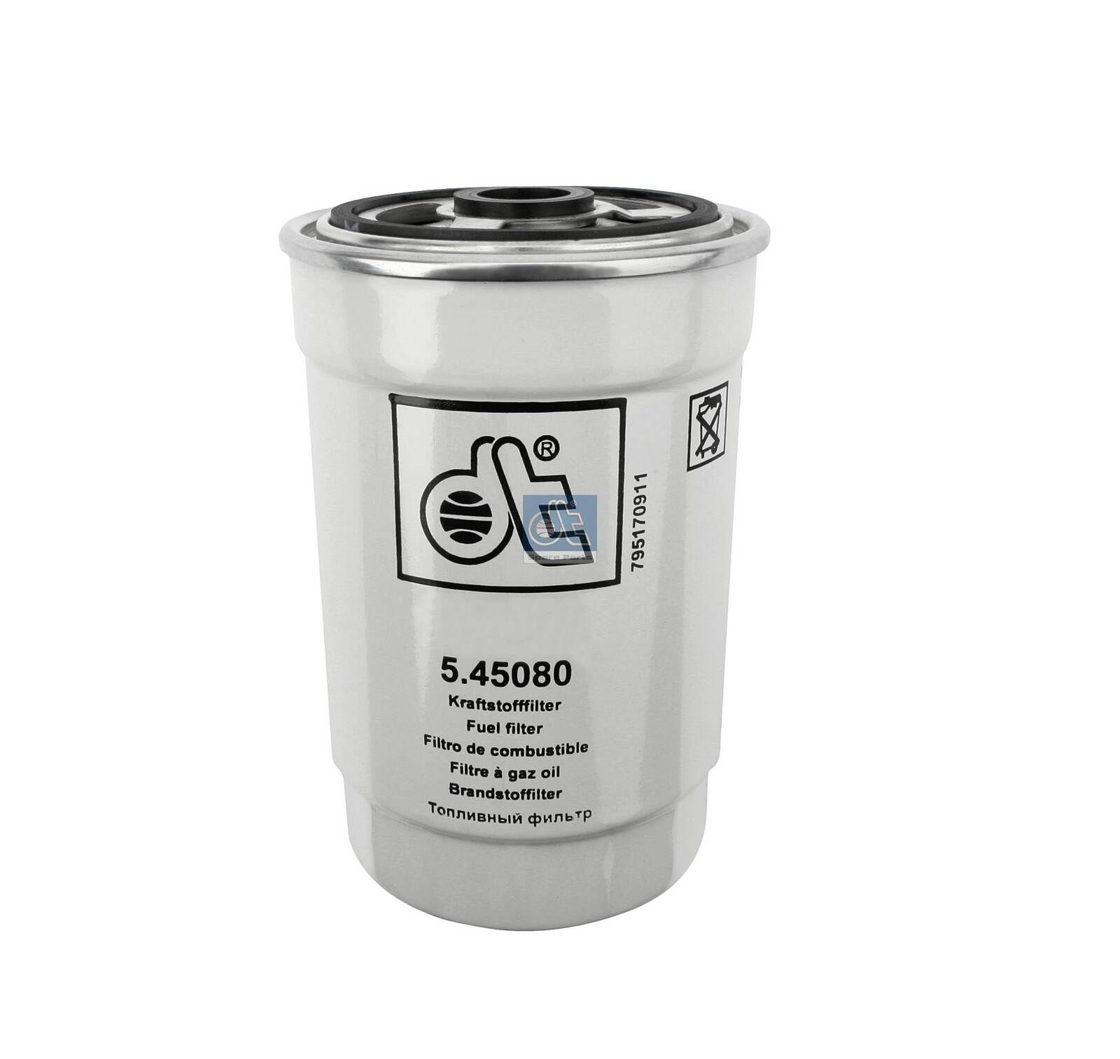 WK 842/6 DT Spare Parts 5.45080 Fuel filter 0006495002