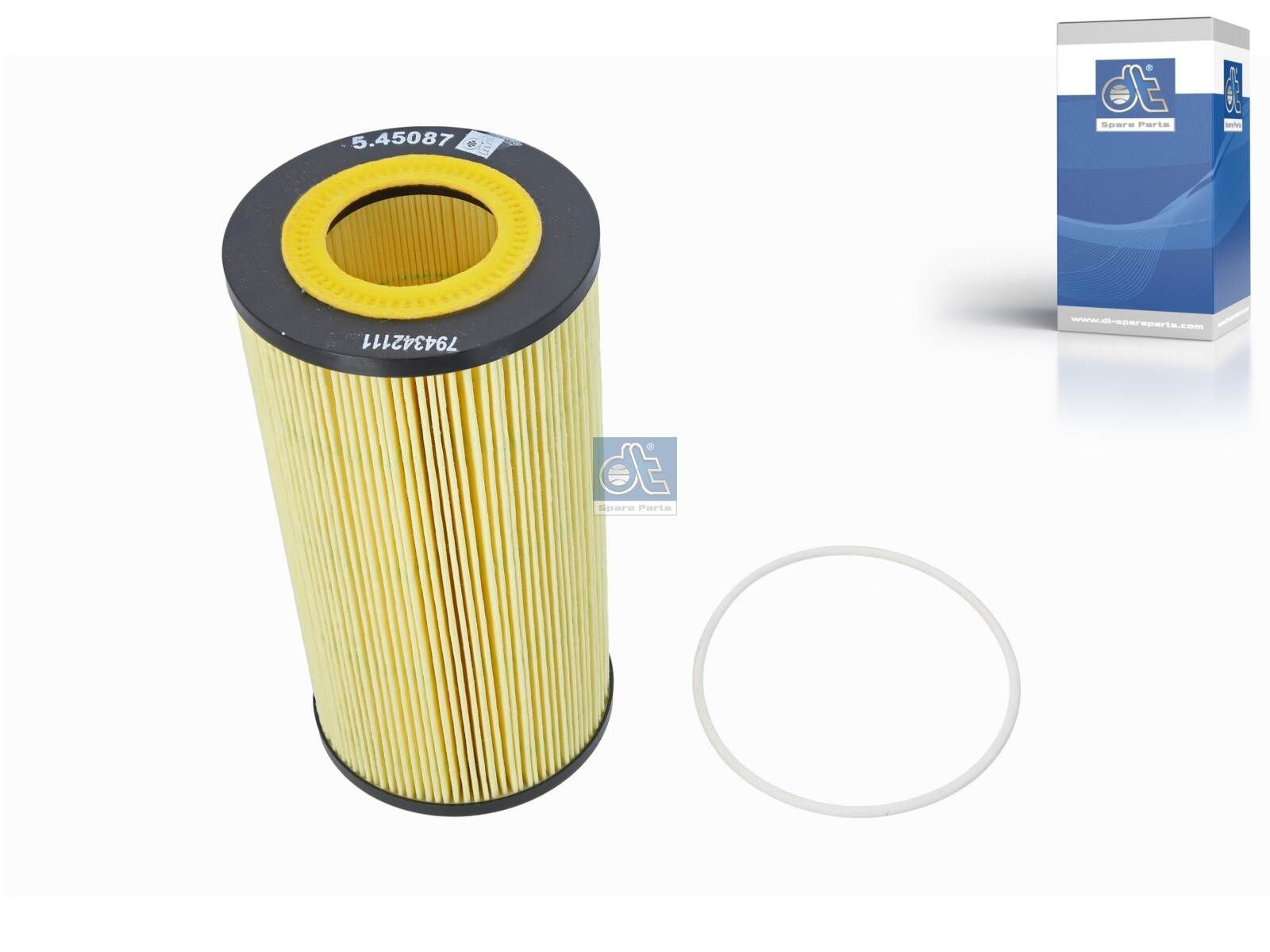 HU 12 103 x DT Spare Parts 5.45087 Oil filter 164 3070