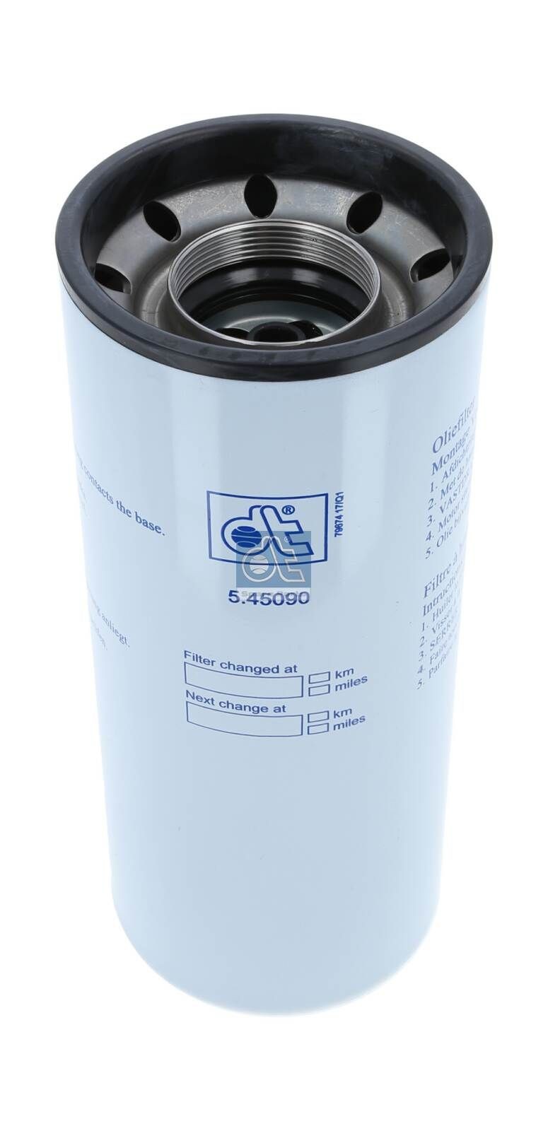 WP 12 300 DT Spare Parts 5.45090 Oil filter 54429