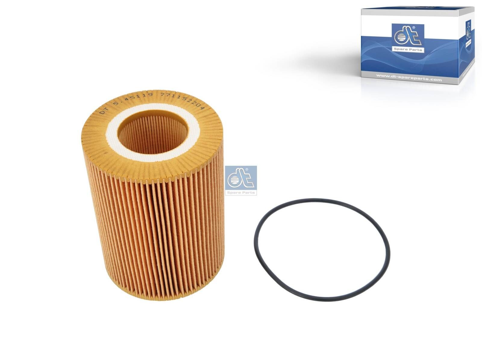 DT Spare Parts 5.45119 Oil filter with seal, Filter Insert